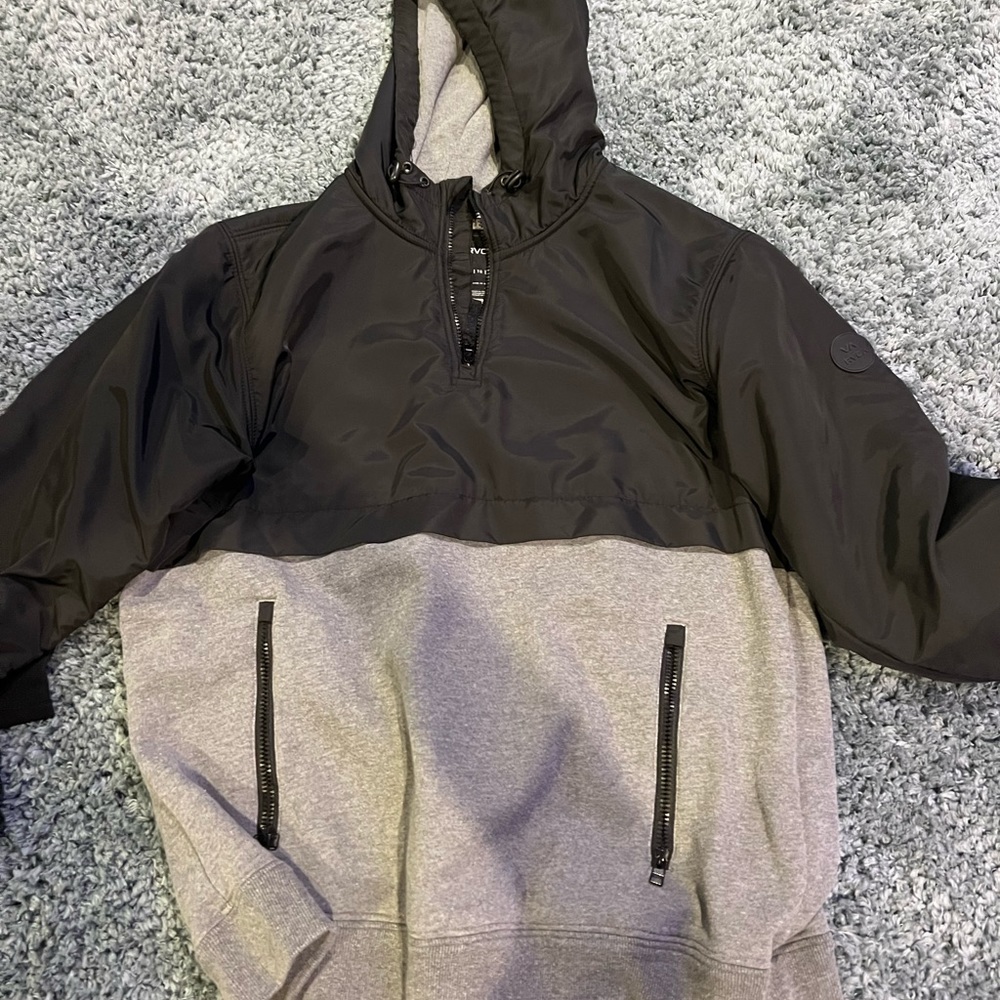 RVCA mens 1/4 zip